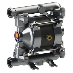 Meclube-028-F020-AB2ที่ดำเนินการทางอากาศปั๊มไดอะแฟรมคู่ mod. อาหาร SS20ในสแตนเลส SS AISI 316ลูกใน PTFE - Product Image 1