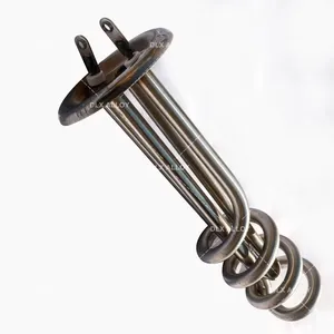 110/220/440V 1kw 2kw 3kw 6kw 9kw 12kw Industrial Electric Flange Tubular Immersion Heater for Water or Oil Heating Element