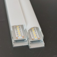 Extrusions d'aluminium LED, profils LED avec diffuseur d'opale