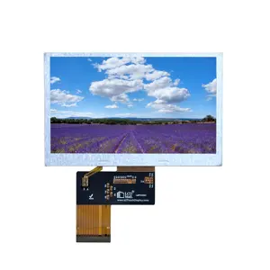 4.3 inç 800*480 TFT ekran 1000nits parlaklık manzara ekran LVDS arayüzü CTP veya RTP özelleştirilmiş LCD ekran ekran paneli