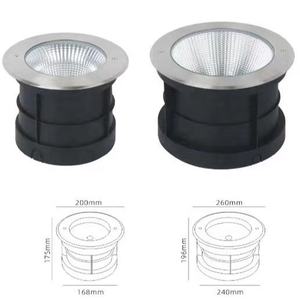 Ip65 3w 6W 9W 12w 18w 24w 100mm Plancher Ip65 Encastré Pont Enterré Paysage Sol Enterré Lampe <span class=keywords><strong>Led</strong></span> Inground Lumière - Product Image 5