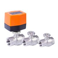 Vanne à boisseau sphérique motorisée Winvall en acier inoxydable 304/316, actionnée par moteur 24 V CA, vanne électrique à 2 voies PN20