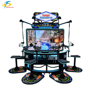 Máquina de Juego de Disparos VR para <span class=keywords><strong>4</strong></span> Jugadores con Retroceso de Pistola, Respuesta de Explosión y Asiento con Vibración - Product Image 5