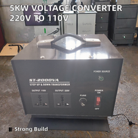 Transformateur d'instrument monophasé en cuivre avec bobine en cuivre, entrée 220v 230v, sortie 110v 115v, convertisseur de tension, aluminium 5kw 50hz 60hz