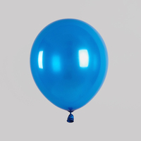 UNUW vente en gros bleu macaron mat bleu métallique 5 pouces 10 pouces 12 pouces 18 pouces ballons ronds en latex