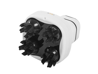 Masseur de cuir chevelu électrique 3D rechargeable, étanche, 7 niveaux, multifonction, thérapie physique, appareil de massage de la tête portable