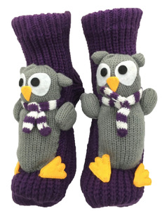 Vente en gros de nouvelles chaussettes de pantoufles pour enfants avec doublure en polaire - Product Image 6