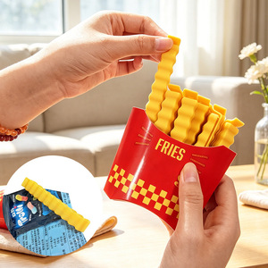 Nahe Fries Sealing Clips Magnetic <b>Paper</b> Box Reusable <b>Kitchen</b> Storage Food Freshness Keeper - Product Image 3