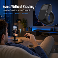   Souris sans fil en forme de bague, télécommande de présentation, clicker, télécommande PPT, tourneur de page pour ordinateur portable, téléphone, tablette, Smart TV, PC