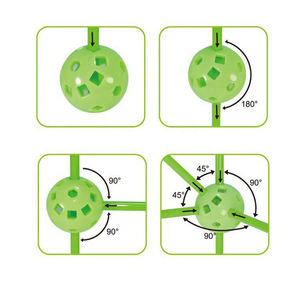 EN STOCK 87 accessoires Jouets éducatifs STEM pour enfants Jeux de construction Châteaux Tunnels Tente Construction de <span class=keywords><strong>fort</strong></span> en polygones Kit de construction de balles - Product Image 4