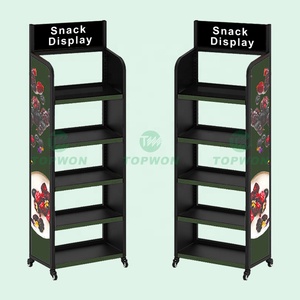 Estante de exhibición de supermercado personalizado soporte de exhibición de <span class=keywords><strong>Metal</strong></span> ligero Snack vino bebida cóctel frutas y verduras estante de exhibición de <span class=keywords><strong>Metal</strong></span> - Product Image 1
