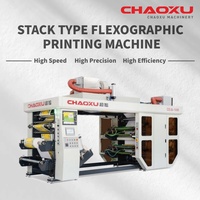 Nouvelle machine d'impression flexographique de type empilable 150 m/min automatique 4 couleurs pour sacs en papier et films plastiques