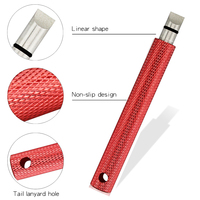 1 pièce Coupe-creuses de golf portable et durable, Nettoyeur de clubs de golf, Affûteur de fers wedge 11 cm, Accessoires de golf