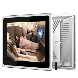 15 inch Best Selling Embedded Industrial Panel Pc Touch Screen Smart TV Transportation Vod Entertainment System