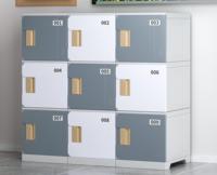 Armoire de rangement en plastique ABS spacieuse, robuste et tendance, taille personnalisable 4-5L, durable, multifonctionnelle, détachable et anti-poussière pour enfants