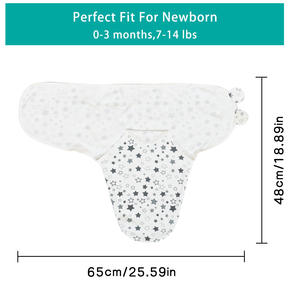 Produits de haut niveau Couverture d'emmaillotage pour bébé en gros de haute qualité avec chapeaux Sleep Swaddle - Product Image 6