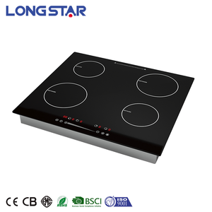 Table de cuisson à <span class=keywords><strong>induction</strong></span> multifonction intégrée 6 kW en acier inoxydable 2025, <span class=keywords><strong>4</strong></span> brûleurs, compatible Hotpot, commande tactile par capteur, universelle - Product Image 4
