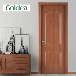 European Style Relief Wooden Door Modern Front Security Interior Doors For Villa