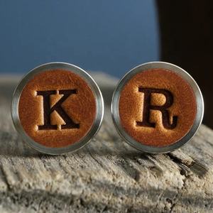 Gemelos de punta de cuero personalizados para hombre, ropa, botón, regalo de moda - Product Image 5