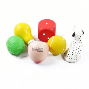 Balle anti-stress en mousse PU personnalisée à presser, jouet de relaxation, balle anti-stress pour le cerveau, vente en gros - Product Image 1