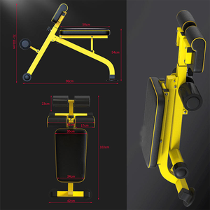 Máy tập thể dục tại nhà, ghế tập lưng kiểu La Mã, máy tập lưng, ghế tập bụng có thể điều chỉnh, ghế tập tạ đa năng, ghế tập tạ kiểu Preacher Curl - Product Image 4