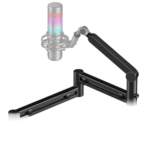 Support de microphone de bureau réglable à profil bas compatible avec Blue Yeti Snowball ICE HyperX QuadCast <span class=keywords><strong>SoloCast</strong></span> - Product Image 5