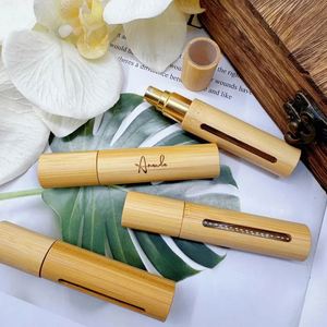 Supplier Natural <b>Bamboo</b> Glass Spray Bottle Eco-Friendly Perfume Atomizer Sustainable Skincare <b>Container</b> for Hydration Makeup - Product Image 2