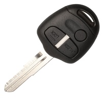 Carcasa de llave remota para coche de 2 botones con llave de repuesto para Mitsubishi Lancer EX Outlander ASX Grandis Colt Plus