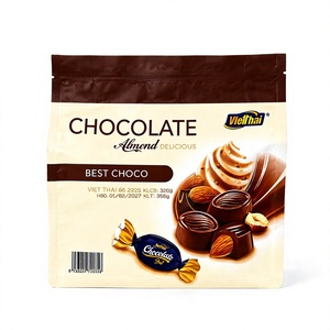 Premium VITHAICO Almond Nut Chocolate Candy Crunchy Roasted Wholesale Resealable Stand Pouch Custom Printed 12 Months Shelf Life - Product Image 1