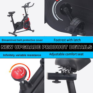 Custom Logo Fitness Apparatuur Thuis Gebruik Indoor Stille Slimme Draaiende Fietsfiets Met Monitoren - Product Image 3