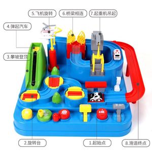 Pista de aventuras para coches de juguete con estacionamiento, educativa para niños de 4 a 7 años, de plástico, sin batería, unisex - Product Image 4