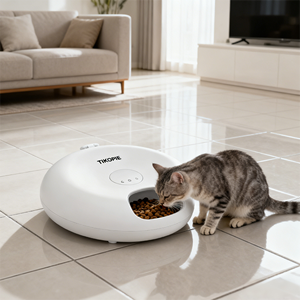 Yeni akıllı evcil hayvan besleyici otomatik kedi dağıtıcı köpek kase gıda akıllı besleyici ile dokunmatik ekran kontrol köpek ve kedi besleyici - Product Image 1