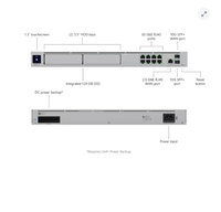 UniFi UDM-Pro-Max Passerelle Cloud d'entreprise tout-en-un 10G SFP+ 2.5G RJ45 8G pour plus de 200 appareils et plus de 2000 utilisateurs Contrôleur de sécurité réseau