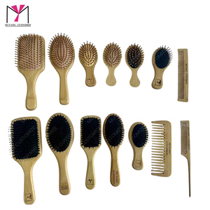 Peigne à cheveux mini en bois MUYANG pour salon, peigne à dents fines pour femmes, en promotion - Product Image 5