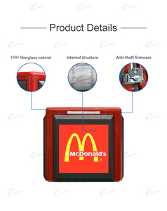 Kotak pengiriman motor layar LED kotak bawa ulang tampilan warna Hd tiga sisi luar ruangan 4500cd dengan layar LED - Product Image 4