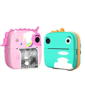 Carta termica portatile Baby Selfie Camera ip schermo giocattolo per bambini Mini videocamera digitale stampa istantanea per bambini fotocamere
