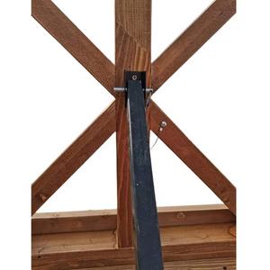 Sunzo meuble tréteau français <span class=keywords><strong>Table</strong></span> de salle à manger ferme <span class=keywords><strong>Table</strong></span> de mariage pliante en bois - Product Image 6