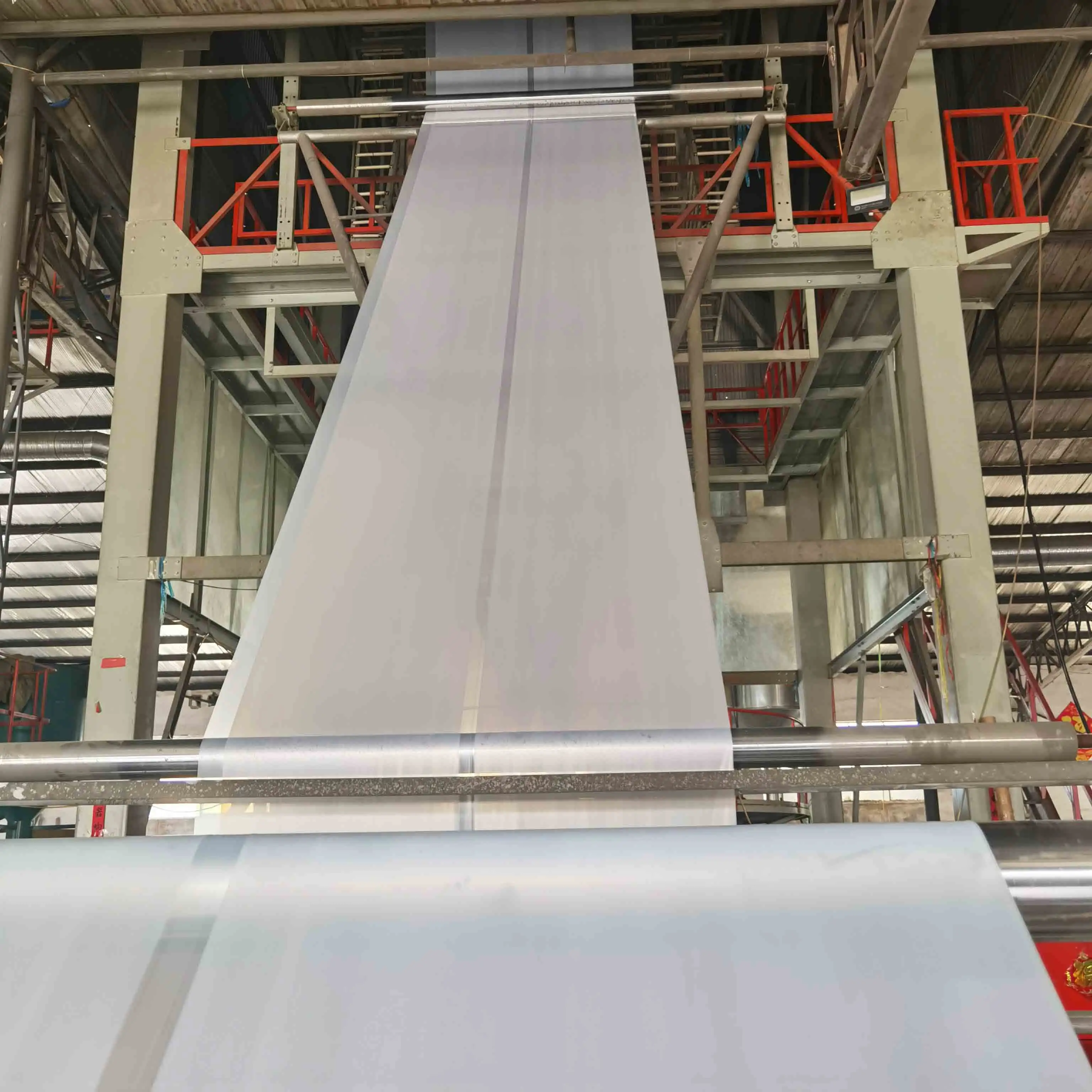 Película de plástico UV de un solo tramo de fábrica de China, plástico de invernadero de 6 mil, 40x100 para cubierta de plantas de invernadero