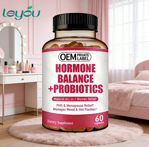 Cápsulas de Apoyo para la Menopausia OEM para Mujeres, Alivio Natural de Brotes de Calor y Sudoración Nocturna, Suplemento para el Equilibrio Hormonal y el Apoyo del Estado de Ánimo - Product Image 4