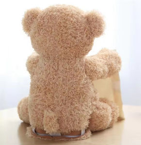 Недорогой 2025 кавайный медведь в шкуру, игрушка в прятки, чучело, говорящая электрическая музыкальная пикабу, медведи, 1688 агент по покупке - Product Image 6