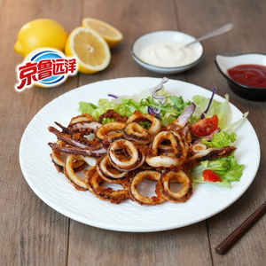 Baguettes de calamars surgelées pré-frites et assaisonnées, enrobées de panure, prêtes à cuisiner, personnalisables OEM, vente en gros directe usine - Product Image 4