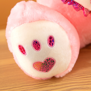 Oso de Peluche con Forma de Corazón <span class=keywords><strong>para</strong></span> Regalo de San Valentín, Juguete de Peluche <span class=keywords><strong>para</strong></span> Niños, Muñeco de Peluche con Luz de Colores Integrada y Canciones en Inglés - Product Image 5
