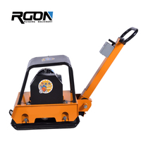 Compacteur de plaques électrique réversible professionnel, petit modèle portatif pour la compactation de la terre