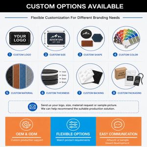 Fabricación de Etiquetas de Goma en 2D y 3D con Relieve Personalizado, Etiquetas de Goma de PVC Suave con Gancho y Bucle, Parches de PVC para Ropa y Gorras - Product Image 4
