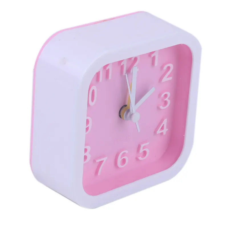 جهاز تنبيه صغير ساعة Fahh0t رخيصة البلاستيك ساعة الطاولة للبيع