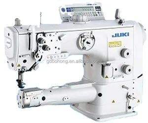 Jukis LS-2342-7 Silinder Tempat Tidur, 1 Jarum, Unison Feed, Mesin Lockstitch dengan Kait Sumbu Vertikal dan Pemangkas Benang Otomatis