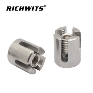 คลิปหนีบสายสลิงสแตนเลส RICHWITS 316 ขนาด 10 มม. แบบร่องไขว้ สำหรับจัดการสายสลิง - Product Image 2
