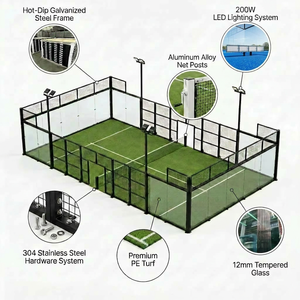 Nouveau terrain de padel extérieur, gazon sportif multifonctionnel, gazon artificiel, <span class=keywords><strong>World</strong></span> Padel <span class=keywords><strong>Tour</strong></span> - Product Image 3