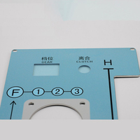 Membrana de Plástico para Equipos Industriales, Placa de Identificación Metálica, Membrana con Logotipo de Tamaño Personalizado, Teclado de Membrana, Color Personalizado, Serigrafía
