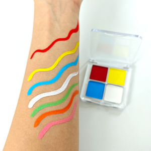 Paleta de Maquillaje Facial y de Ojos de Doble Uso, Sombra de Ojos con Brillo Perlado No Tóxica y Pintura Corporal para Maquillaje Diario y de Escenario - Product Image 2